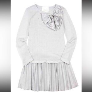 *NWT* Kate Mack Girls' Holiday Magic Metallic Knit Dress, Size 3T